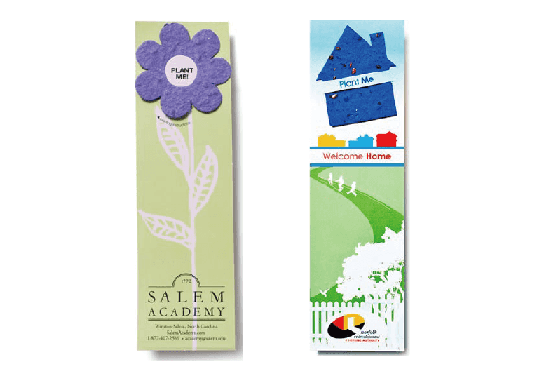 シェイプ付きしおり